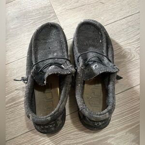 Hey Dude Men's Black Loafers